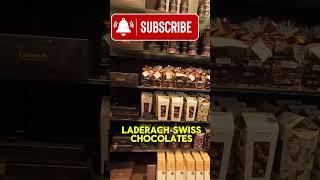 Laderach Swiss chocolates Interlaken Switzerland #christmas #music #shortsviral #switzerland