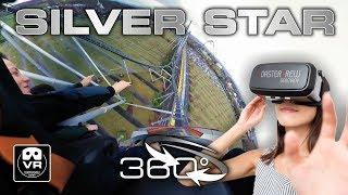 VR Roller Coaster 360° SILVER STAR | VR360 Europa Park | 1st row onride POV Montagne Russes #Oculus