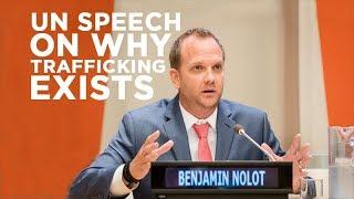 Benjamin Nolot Exposes Roots of Trafficking before UN