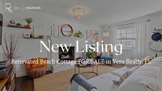 Beach Cottage For Sale in Vero Beach, FL