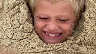 Dominic Buried In Sand Can He Break Free???