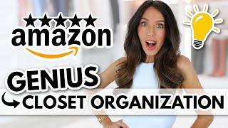 23 *GENIUS* Closet Organization Items from AMAZON!