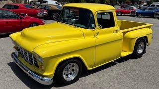 Test Drive 1955 Chevrolet 3100 SWB Stepside $27,900 Maple Motors #3087