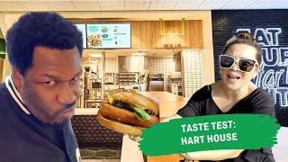 Hart House Review (Vegan Fast Food) with Comedian 'C-Snacks' Clarke | hot for food taste test