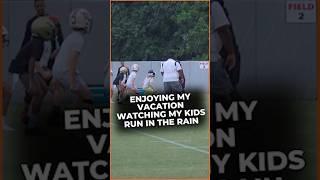Dad Vacation = Rain + Football Practice  #DadLife #YouthFootball