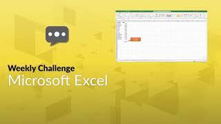 GoSkills Excel Challenge 5 - January 2021 - with Computergaga