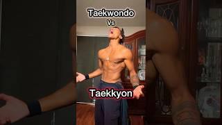 Taekwondo vs Taekkyon! #taekwondo #shorts