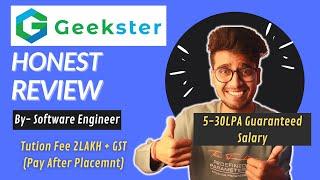 Geekster Pay after Placement Honest Review by a Software Engineer  | The Engineer Guy 2.0