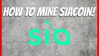 How to Mine SiaCoin Tutorial