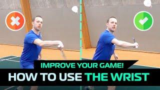 How to use the wrist in badminton - 5 shots biomechanics