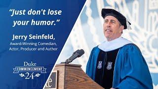 Jerry Seinfeld | Duke's 2024 Commencement Address