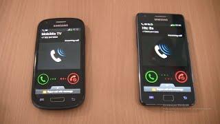 Double Over the Horizon Incoming call at the Same Time  Samsung  S3 MINI+S2 plus