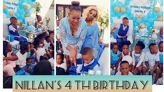 SIMPLE and SWEET//How Prince NILLAN enjoyed his 4th Birthday in SOUTH AFRICA//He made 50RANDS