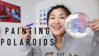 Painting Polaroids VLOG | Going to BTS concert in San Jose in April...BUT...the pandemic happened