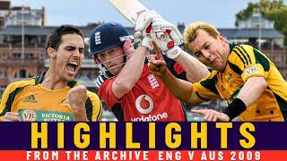 Johnson Stars with Bat & Ball as Australia Fight Back! | Classic ODI | England v Australia 2009