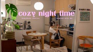 A cozy night routine spending alone️Unwind with me | Homebody Diaries in Japan