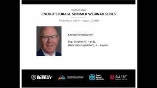 Session 5 — Energy Storage Policy Development and Regulatory Issues | Utah Energy Storage