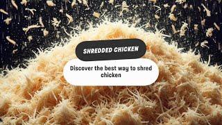 Discover the best way to shred chicken - DFC Line - Orved Brock