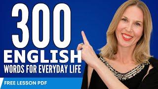 300 English Words for Every Day Life | English Vocabulary