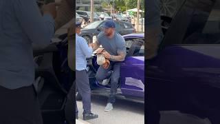 Aberrant GMK with 2M€ watches getting out his Porsche #billionaire #monaco#luxury#trending#lifestyle