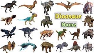 Dinosaurs Vocabulary ll 75 Dinosaurs Name in English With Pictures ll Jurassic World Dinosaur Name