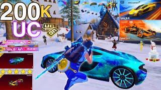 200K UC!! I PLAYED with NEW MCLAREN CARS  9/9 ALL  PUBG Mobile I BGMI