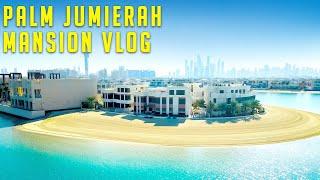 Dubai Palm Jumeirah Vlog | Beachfront Mansion Walkthrough