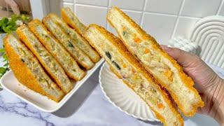 ROTI TAWAR ISI RAGOUT / Resep bunda yustin