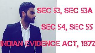 sec 53, sec 53A, sec 54 & sec 55 of evidence act, 1872 || when character becomes relevant ||