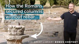 No rebar? No problem! How ancient Romans secured columns.