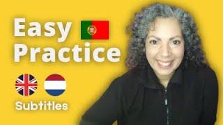   Simple Comprehensible Slow Portuguese (ENGLISH Subtitles)