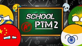 Countryballs school ptm 2  (Parents reactions on marks!)