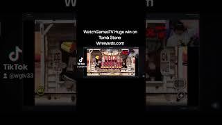 WatchGamesTV huge win on Tomb Stone #watchgamestv #wrewards #slots #casino #casinogames