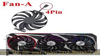 inRobert 95MM CF1010U12S 12V 0.45A 7Pin Video Card Fan for ASUS ROG Strix RTX 3090 3080 3070 3060 T