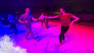 Salsa social dancing - Alexey Chertkov & Ruzanna Dzhagaryan @ Hot Winter in Siberia