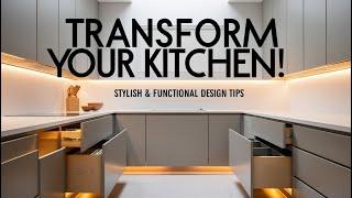 Ultimate Kitchen Design Tips: Maximize Functionality & Style!  //Abir STA