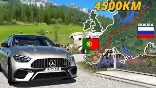 ETS2 Longest Road Trip (Lisbon to Saint Petersburg) Portugal to Russia | Euro Truck Simulator 2