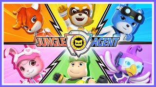 Jungle Agent English Full Episodes | Power Heroes | Robot | Superhero | Kids Cartoon | Compilation