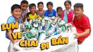 Tony | Thử Thách Nhặt Ve Chai Bán Kiếm Tiền Mua Tà Tưa