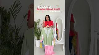 #meeshofinds Short Kurti Haul Under 400 #shorts #shortkurti #meeshokurti #meeshohaul #kurti #meesho