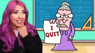 I Pranked My Teacher Until She Quit! Bash The Teacher