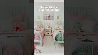 Bedroom Design Ideas with twin beds #homedecoration #homedecor #housedesign