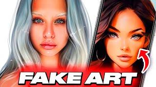 Artist FAKES Art Videos To Sell Brushes...And Has For YEARS