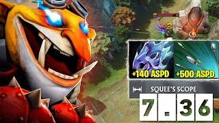 BROKEN COMBO TECHIES FOCUS FIRE SQUEES SCOPE ABILITY DRAFT HIGHLIGHT DOTA 2 PATCH 7.36