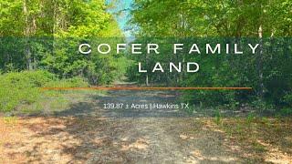 SOLD! TX Hunting & Recreational Land for Sale Near Hawkins Wood Co | East TX Real Estate