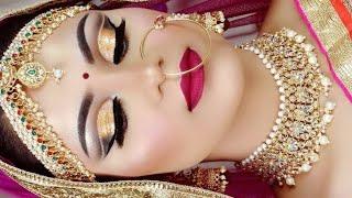 INDIAN BRIDAL LONG LASTING Summer WATERPROOF Makeup Tutorial गर्मी में दुल्हन का मेकअप कैसे करें