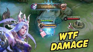 CRAZY DAMAGE SELENA LATE GAME, BEST BUILD SELENA, MLBB