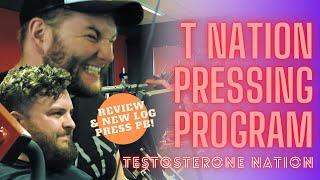 Testosterone Nation (FREE!) Pressing Program Review | New Log Press Training PB! | (Overhead Press)