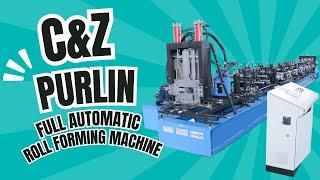 Advanced C&Z Purlin Roll Forming Machine | Automatic Size & Shape Adjustment | LaRosa Machinery