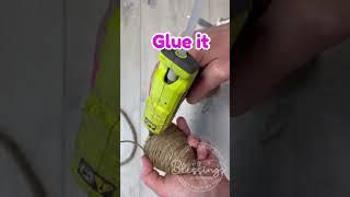 Easy Diy jute beehive #easycrafts #diycrafts #springcrafts #tieredtraydecor